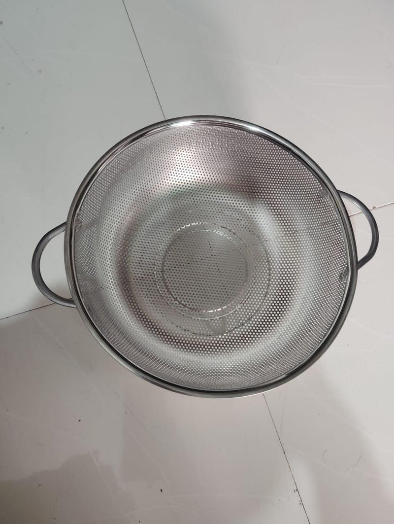 Strainer Round Drain Basket Stainless Steel Basket for Fruit Vegetable Washing